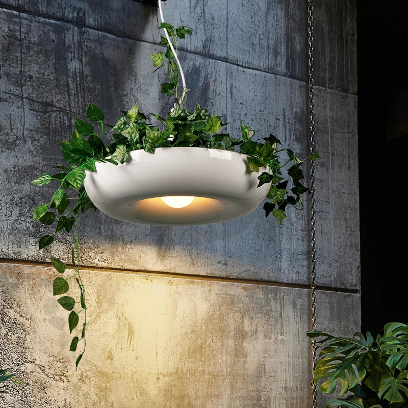 Modern Plant Pendant Lights: DIY Hanging Lamp for Home Decor Lighting Fixtures