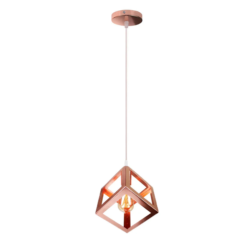 Geometric LED 3-Light Pendant for Indoor Lighting & Decor