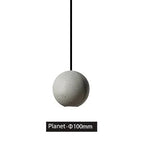 Industrial Moon Cement Pendant Light for Kitchen, Bar, and Bedside