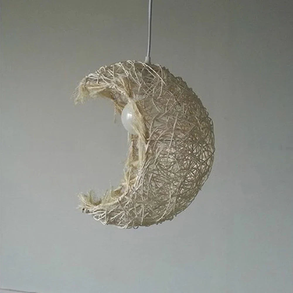 Moon LED Pendant Lights for Kids Bedroom Decor and Lighting