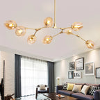 Modern Nordic Glass Chandelier for Home Decoration