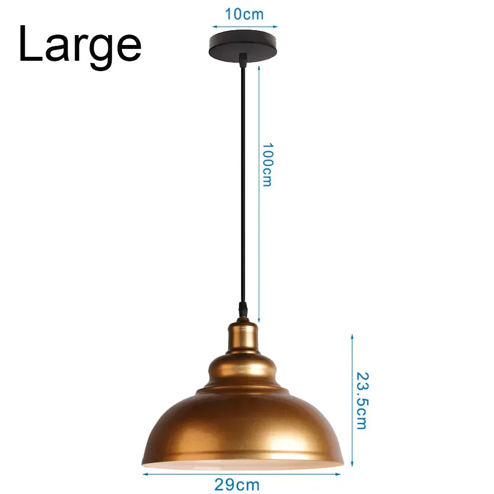 Retro Industrial Pendant Lights Modern Hanging Lamp for Home Kitchen Living Room Decor
