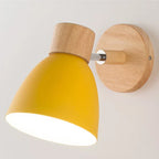Nordic Macaroon Wall Sconce by - Stylish Bedside Lamp with 6 Color Options