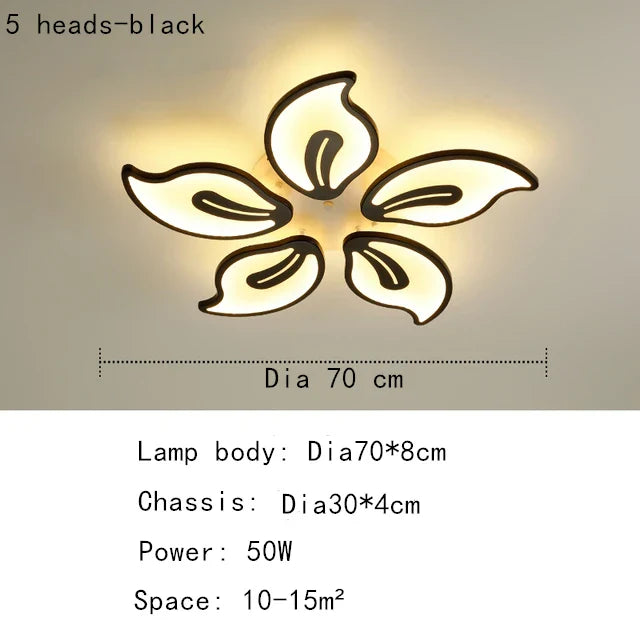 Elegant LED Ceiling Light for Living Room, Bedroom, Dining - Modern & Light Luxury