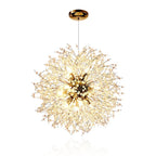 Dandelion Chandelier: Nordic Minimalist Wrought Iron LED Indoor Light for Living Room
