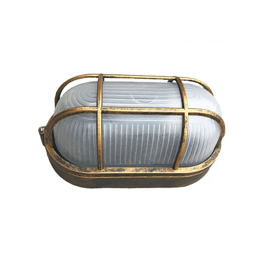 Black Bulkhead Wall Lantern Exterior Wall Light - Security Sconce for Porch & Patio