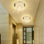 Crystal LED Ceiling Chandelier for Aisle, Balcony, Porch, and Corridor Lighting