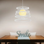 Swirl Iron Cage Pendant Light Industrial Vintage Loft Style Lamp