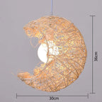 Moon LED Pendant Lights for Kids Bedroom Decor and Lighting