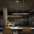 Nordic Pendant Light for Dining Room Bar Office - Modern Long Hanging Fixture