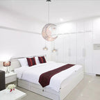 Moon Star LED Pendant Light for Kids Bedroom Christmas Decor