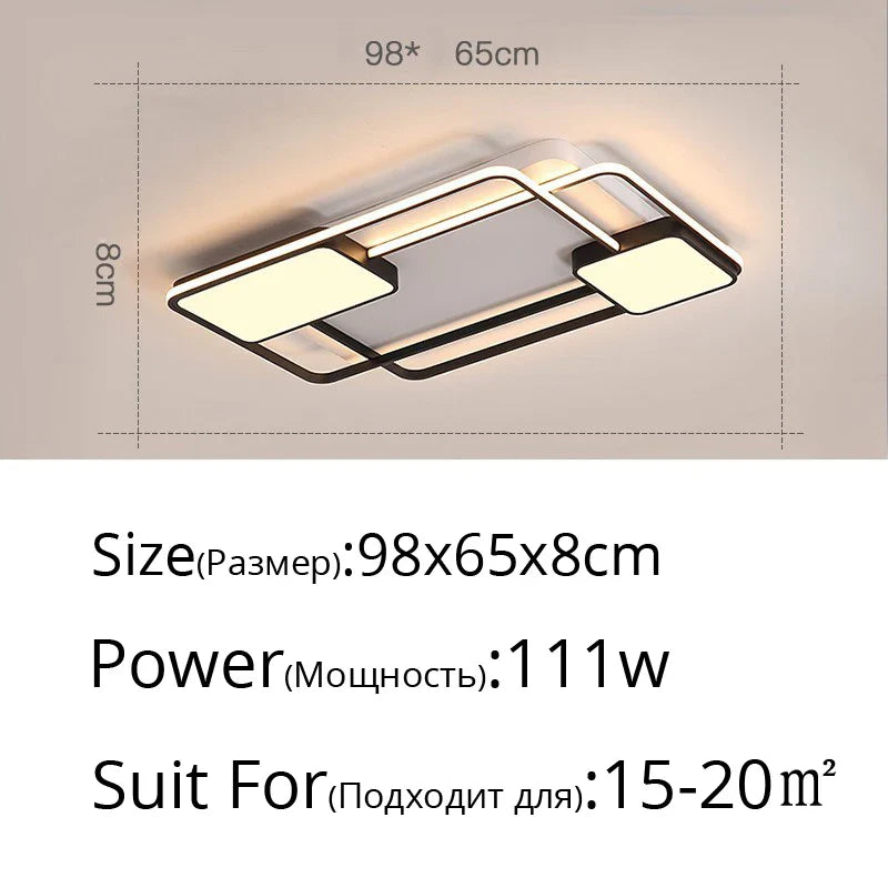 Modern LED Chandelier for Dining Living Kitchen Hall Indoor Lighting