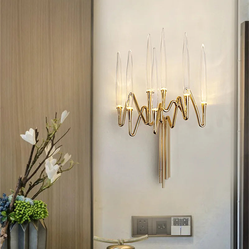 Modern Luxury Wall Sconce Bedroom Dinning Room Light Fixture Elegant Bedroom Decoration