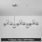 Modern Gold/Black G9 LED Chandelier for Kitchen Restaurant Bedroom Decor