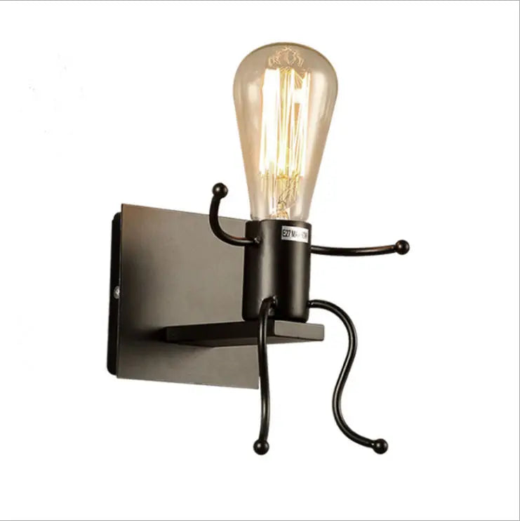 Creative LED Wall Light Indoor Wall Sconce Modern Art Decor Iron E27