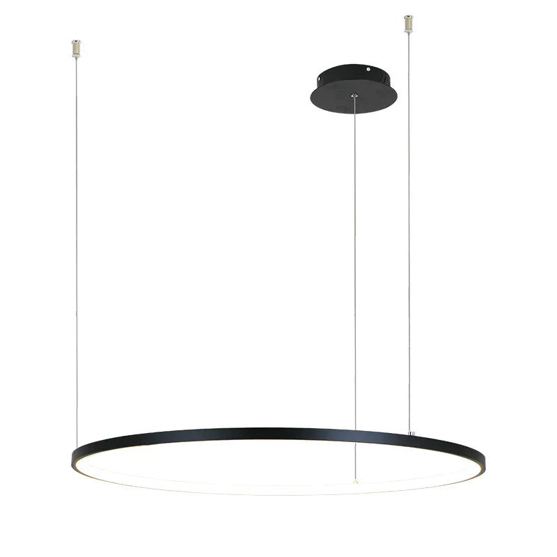 Circular LED Chandelier: Modern Circle Lights for Interior Lighting Engineering