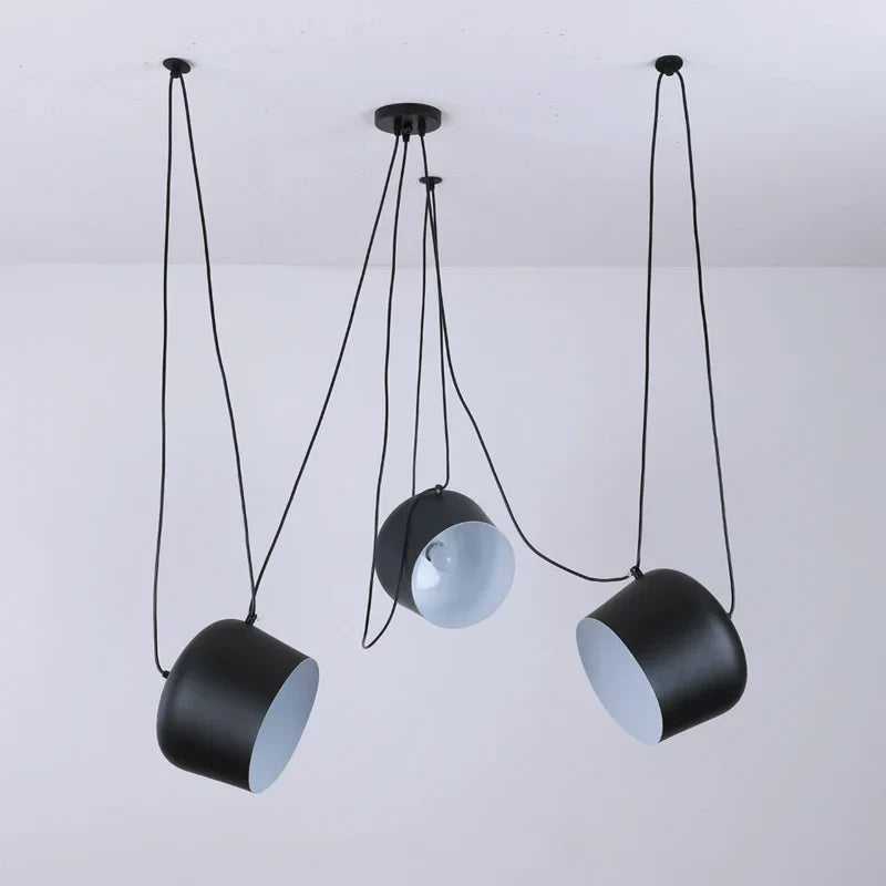 Spider Industrial Pendant Lights for Modern Decor, E27 LED Fixtures for Kitchen & Dining