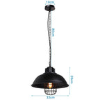 Vintage Loft Pendant Light Nordic Retro Industrial Hanging Lamp for Home Kitchen Decor