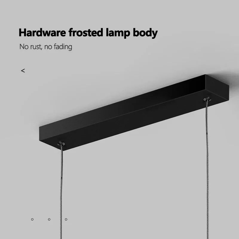 Modern Nordic Line Chandelier for Dining Table and Bar Settings
