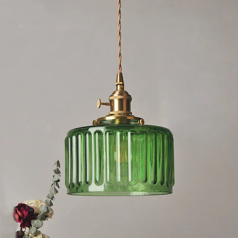 Glass Pendant Lamps Modern Hanging Lights for Dining Bedside Decorative LED Lustre