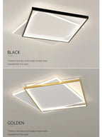 Square Minimalist Ultra-Thin Ceiling Lamp for Bedroom Living Room Modern Nordic Lighting