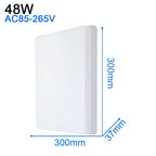 LED Ceiling Light: Modern Ultra-thin Panel, 6-48W, Surface Mounted for Living Room