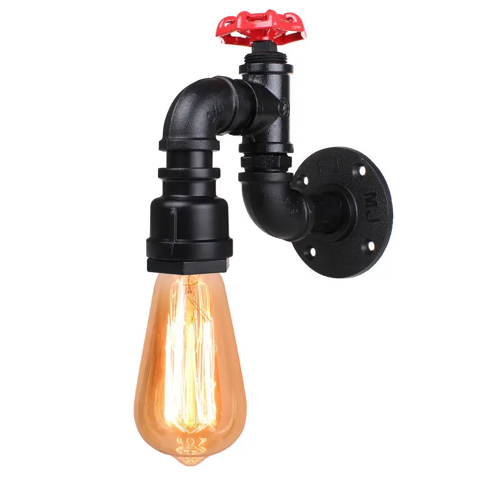 Industrial Water Pipe LED Wall Lamp for Home Decor