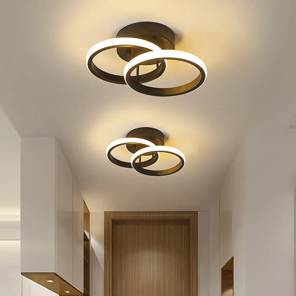 LED Ceiling Light: Modern Minimalist Nordic Home Chandelier Lighting for Living Room
