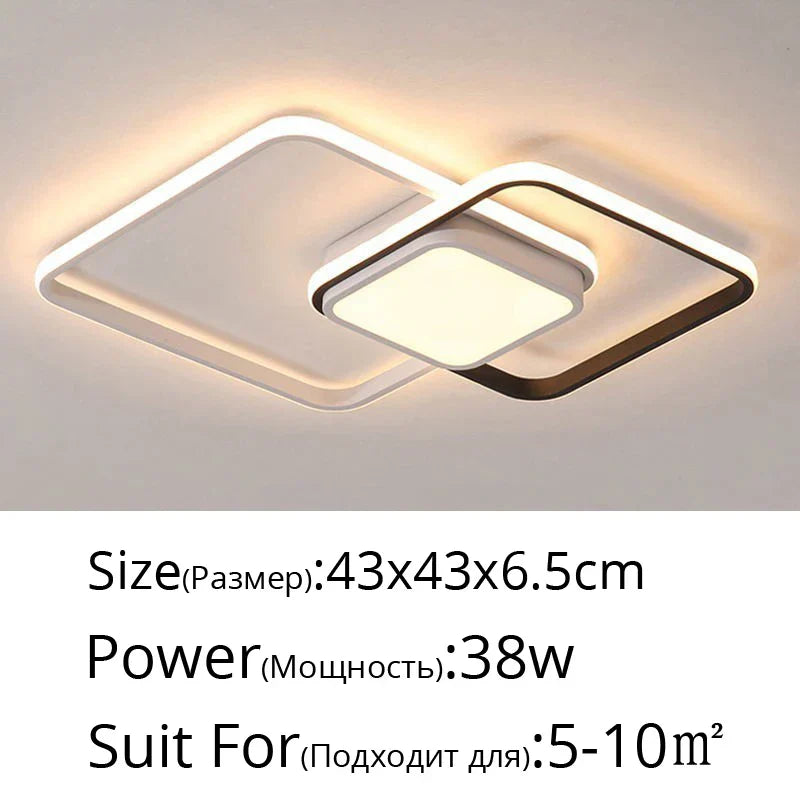 Modern LED Chandelier for Dining Living Kitchen Hall Indoor Lighting