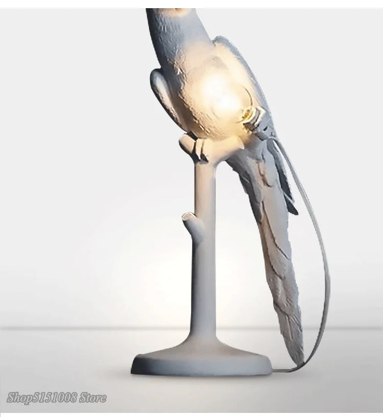 Parrot Table Lamp for Nordic Home Decor Lighting
