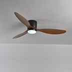 White LED Ceiling Fan Light with Remote Control