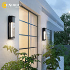 Crystal Outdoor LED Wall Light with PIR Motion Sensor, IP65 Waterproof Sconce Luminare