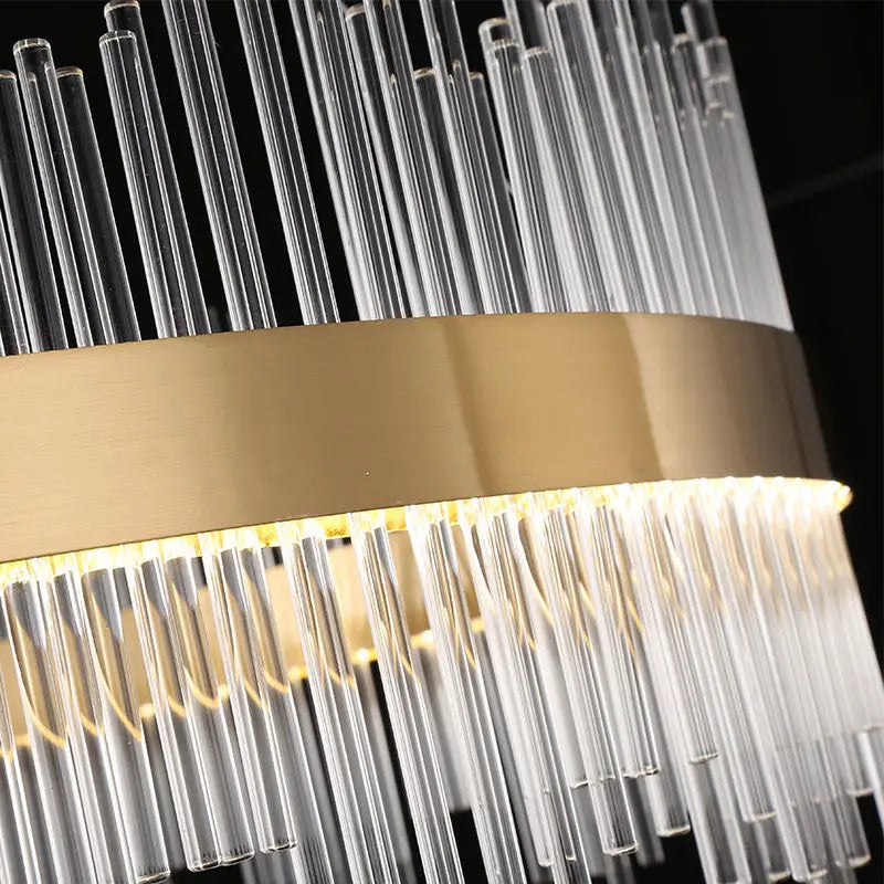 Crystal Chandelier Pendant Light Modern Luxury Dining Room Bedroom Lamp