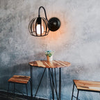 Watermelon Cage Pendant Light: Vintage Rustic Hanging Fixture for Home, Kitchen, Restaurant