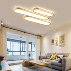 Wood LED Ceiling Lamp: Modern Decorative Lighting for Home Interiors