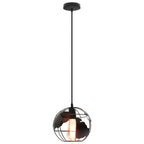 Rustic Industrial Metal Globe Pendant Chandelier Light Fixtures