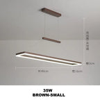 Gold Aluminum LED Chandelier Acrylic Deco Design for Bedroom Kitchen Island