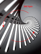 Linear Fishbone Chandelier: Nordic Minimalist Dining Room Office Living Room Lighting