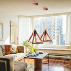 Rose Gold Industrial Iron Pendant Lights for Home Living Room Kitchen.