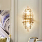 Elegant Crystal Wall Lamp for Living Room, Bedroom, and Aisle Lighting