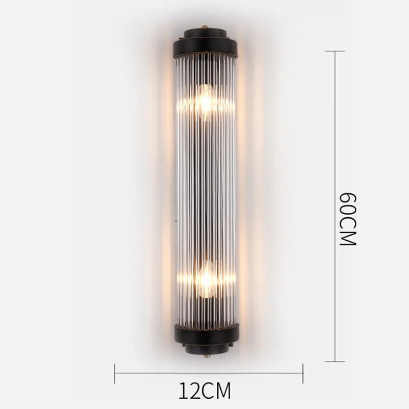 Crystal Wall Lamp for Modern Light Luxury Living Room, Bedroom, and Dining Area