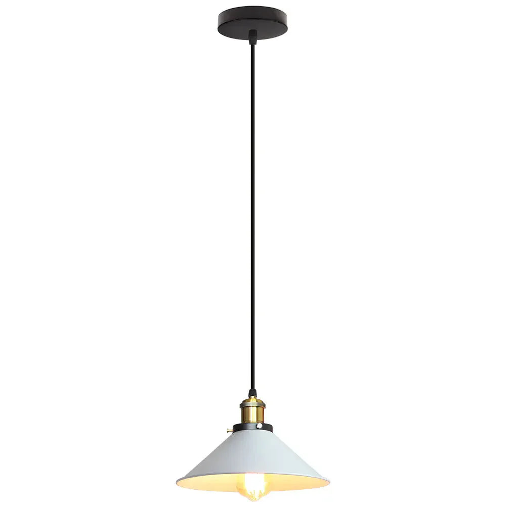 Industrial Pendant Lights: Modern Retro Loft Hanging Lamp for Home Decor