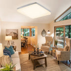 LED Ceiling Light: Modern Ultra-thin Panel, 6-48W, Surface Mounted for Living Room