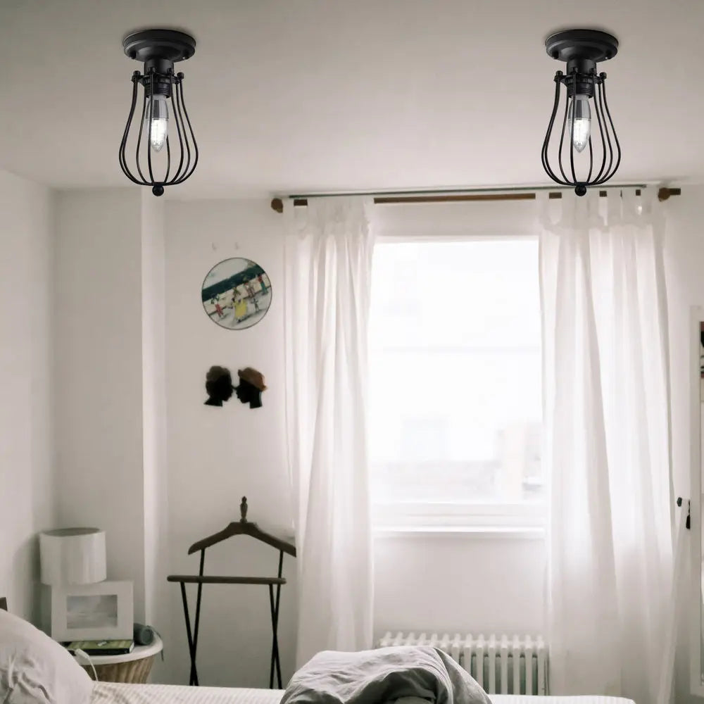 Vintage Industrial Ceiling Light Fixture