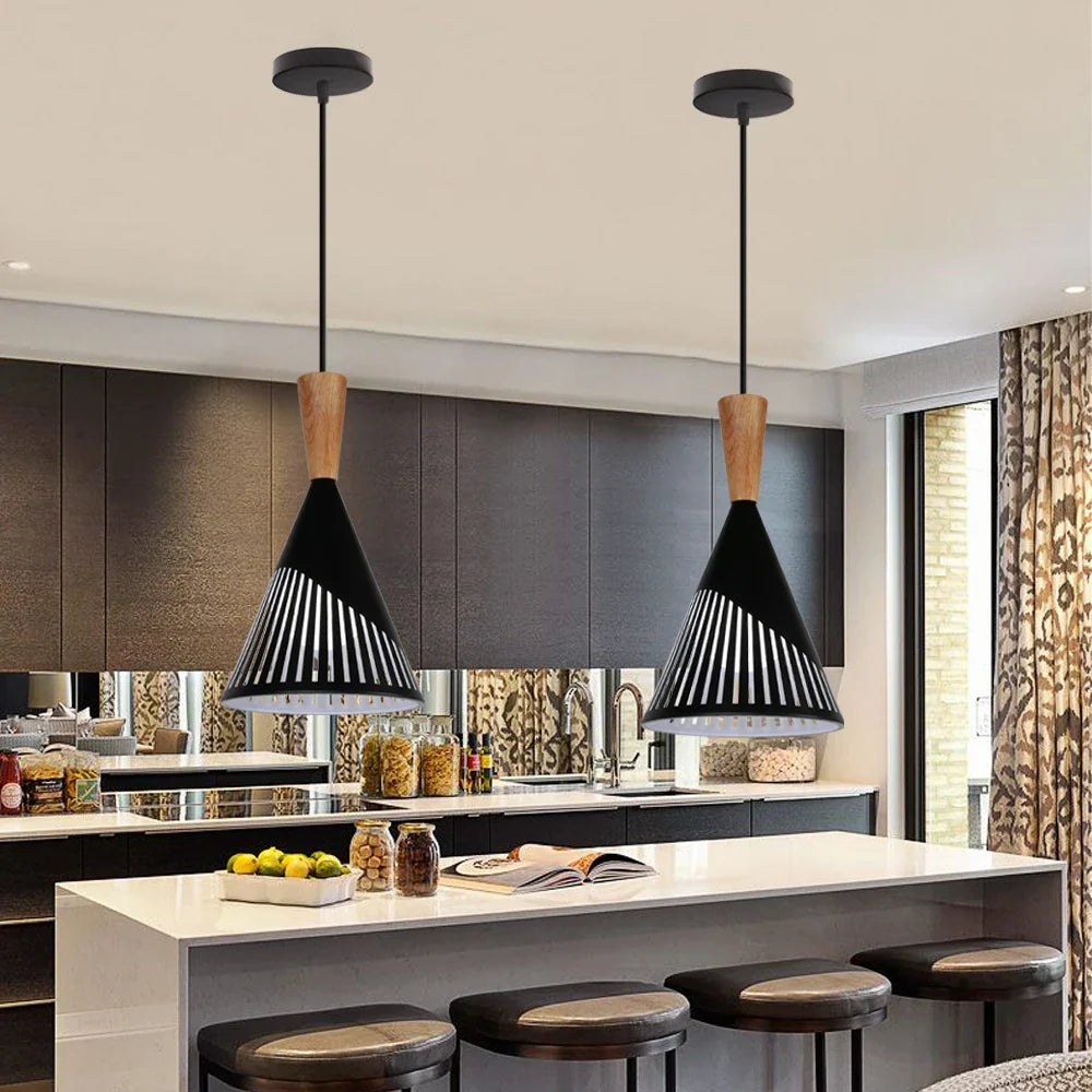 Industrial Vintage Pendant Light Modern Nordic Loft Hanging Lamp LED