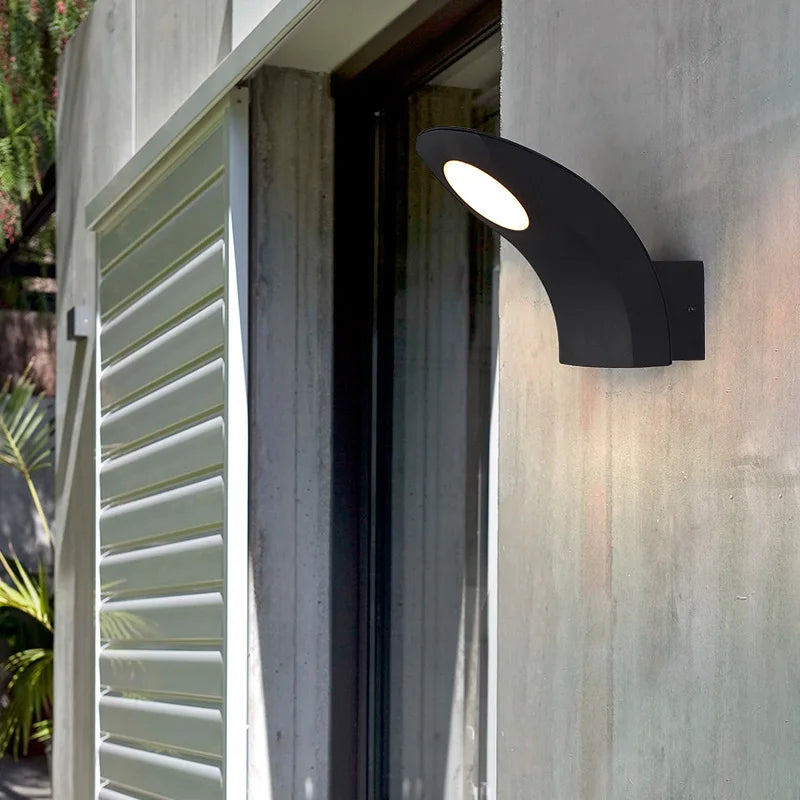 LED Outdoor Wall Lamp | Modern IP65 Waterproof Sconce for Garden, Balcony, Courtyard