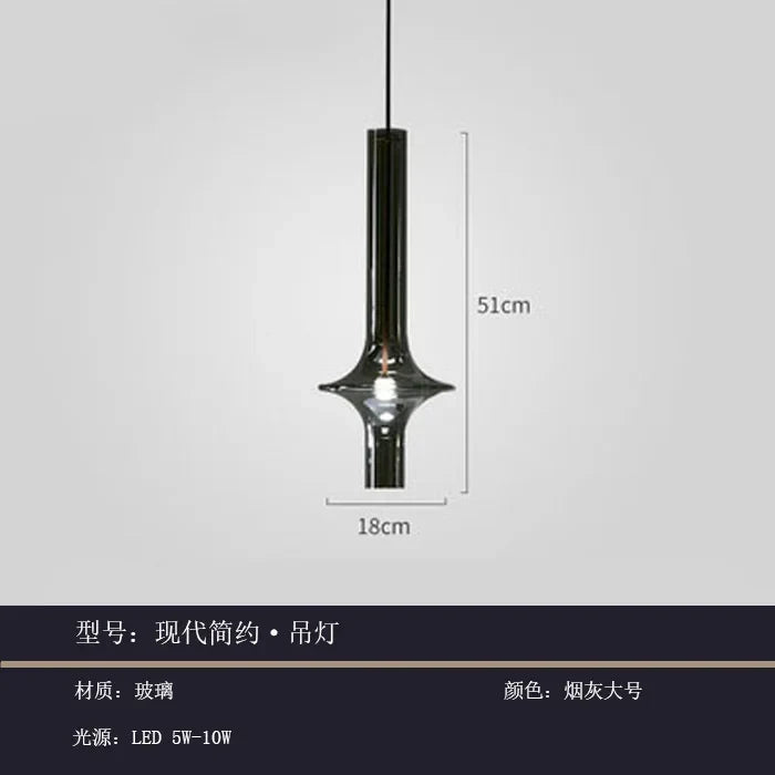 Glass Pendant Light: Stylish Nordic Luxury Kitchen and Bedroom Hanging Lamp