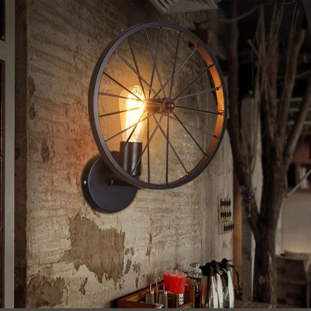Retro Industrial Wall Sconce Light Fixture for Indoor Lighting