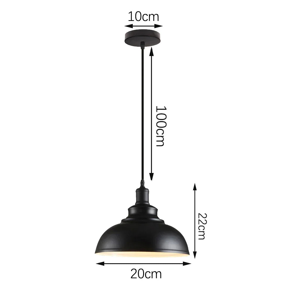 Industrial Aluminium Pendant Lights Chandelier for Home Living Room Kitchen Bedroom