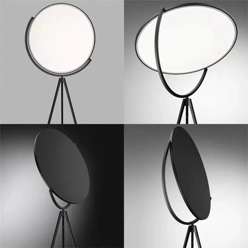 Superloon LED Floor Lamp Tripod Art White Black Nordic Living Room Lamp